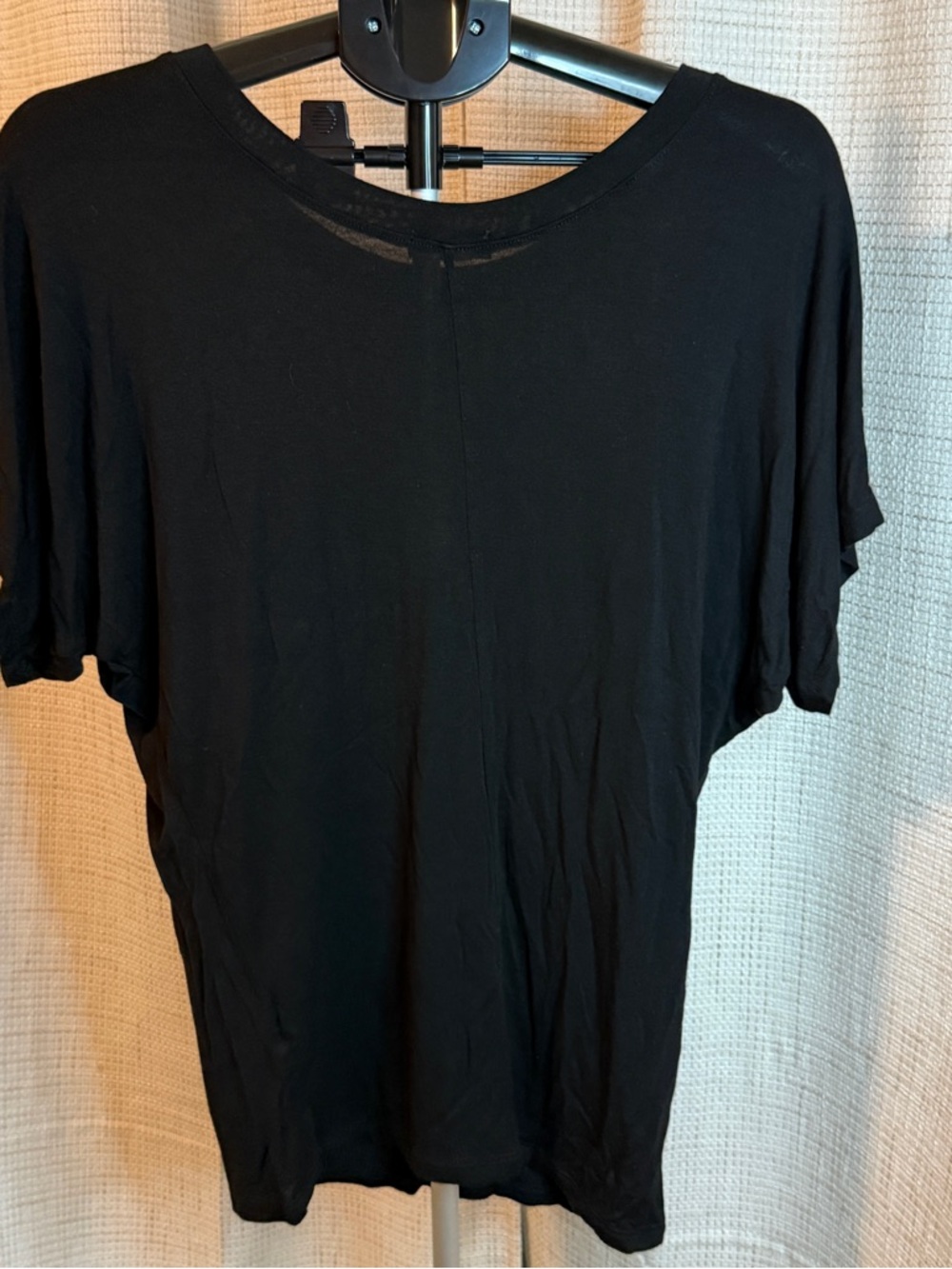 Women’s Black Short-Sleeve Crewneck Tee by Free People - Picture 2 of 5